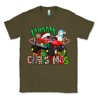 Army Green merry christmas monster truck Classic Tee - texasbilliewilder