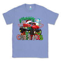 Colony Blue merry christmas monster truck Classic Tee - texasbilliewilder