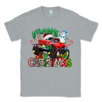 Heather Grey merry christmas monster truck Classic Tee - texasbilliewilder