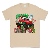 Mushroom merry christmas monster truck Classic Tee - texasbilliewilder
