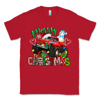 Red merry christmas monster truck Classic Tee - texasbilliewilder