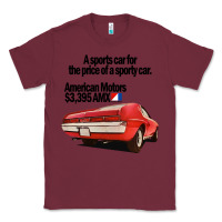 Burgundy AMC AMX Classic Tee - Craftify