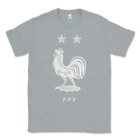 Heather Grey FFF Two Stars Classic Tee - Craftify