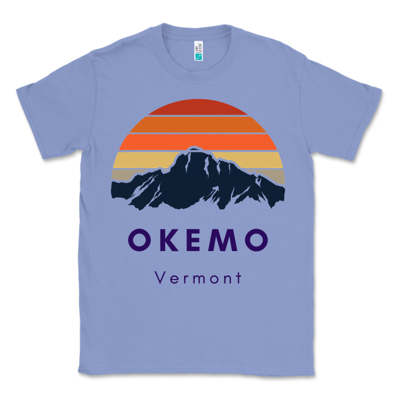 Okemo Vermont Skiing Snowboarding Hikers Gifts For Vt Travel Classic Tee by InspiraDesign | Teevron