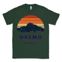 Sports Green Okemo Vermont Skiing Snowboarding Hikers Gifts for VT Travel Classic Tee - InspiraDesign