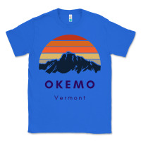 True Royal Okemo Vermont Skiing Snowboarding Hikers Gifts for VT Travel Classic Tee - InspiraDesign