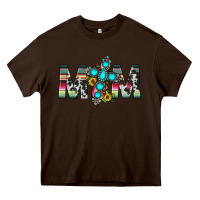 Chocolate Brown mom cross Heavy Core Tee - JahusDesignShop