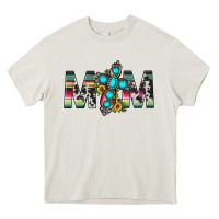 Cream mom cross Heavy Core Tee - JahusDesignShop