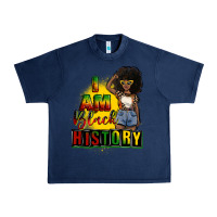 Navy i am black history juneteenth Urban Heavy Tee - CowGirlArtShop