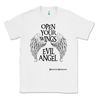White BREAKING BENJAMIN Classic Tee - InspiraDesign
