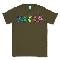 Army Green Jerrys Designer Bears Classic Tee - InspiraDesign
