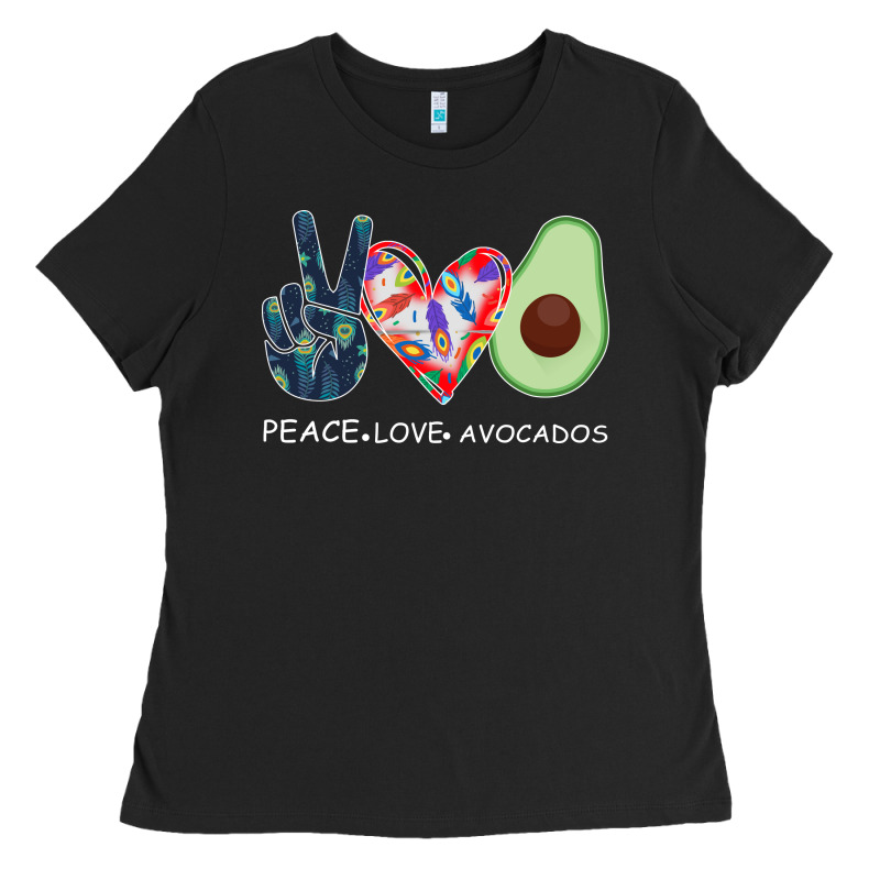 Peace Love Avocados Ladies Tee by Bettercallsaul | Teevron