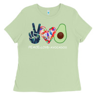 Matcha PEACE LOVE AVOCADOS Ladies Tee - Bettercallsaul