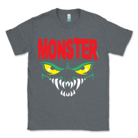 Charcoal Heather monster Classic Tee - InspiraDesign