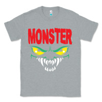 Heather Grey monster Classic Tee - InspiraDesign