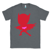 Charcoal Heather owlette illustration Classic Tee - InspiraDesign