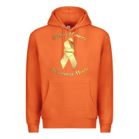 Carrot childhood cancer awareness children cure kids Premium Hoodie - DesignPulse