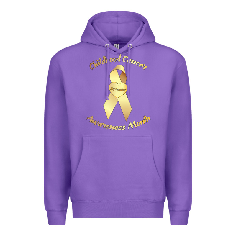Childhood Cancer Awareness Children Cure Kids Premium Hoodie by DesignPulse | Teevron
