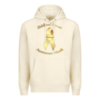 Sandshell childhood cancer awareness children cure kids Premium Hoodie - DesignPulse