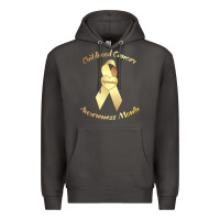 Smoke childhood cancer awareness children cure kids Premium Hoodie - DesignPulse