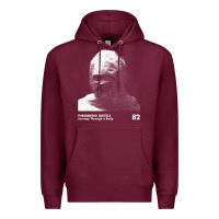 Burgundy Throbbing Gristle, the Throbbing Gristle, Throbbing, Gristle, Throbbin Premium Hoodie - DesignPulse