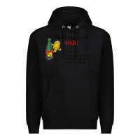 Black the 4 stages of soju i'm rich i'm good looking t shirt Premium Hoodie - DesignPulse