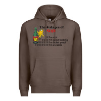 Coffee the 4 stages of soju i'm rich i'm good looking t shirt Premium Hoodie - DesignPulse