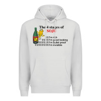 The 4 Stages Of Soju I'm Rich I'm Good Looking T Shirt Premium Hoodie | Teevron