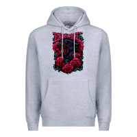Heather Grey escape the fate Premium Hoodie - DesignPulse