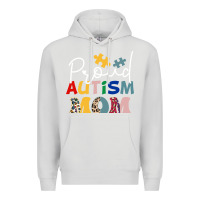 Proud Autism Mom Leopard Pattern Design Autism Awa Premium Hoodie | Teevron