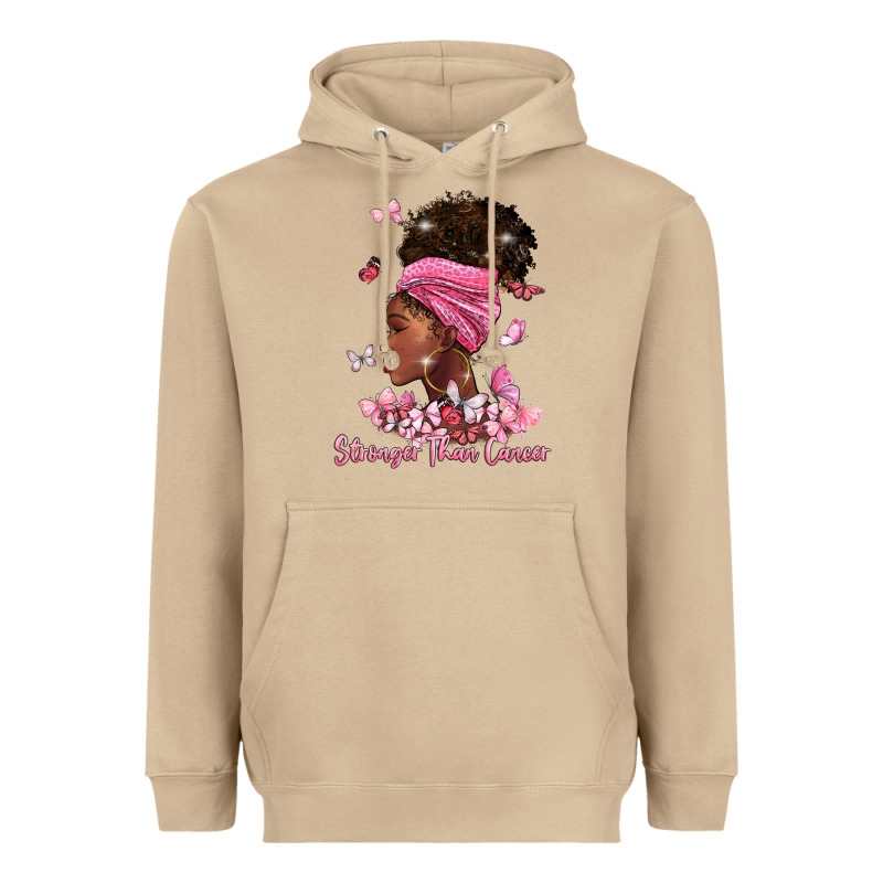 Stronger Than Cancer Heavyweight Hoodie by BarkalooDesign | Teevron