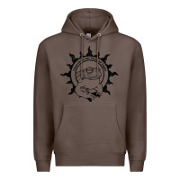 Coffee Authentic Church Of The Toad Of Light Psychedlic Frog Licking (Distres Premium Hoodie - DesignPulse