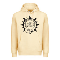 Pina Colada Authentic Church Of The Toad Of Light Psychedlic Frog Licking (Distres Premium Hoodie - DesignPulse