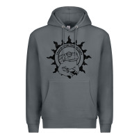 Rock Authentic Church Of The Toad Of Light Psychedlic Frog Licking (Distres Premium Hoodie - DesignPulse