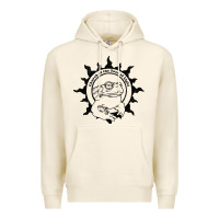 Tofu Authentic Church Of The Toad Of Light Psychedlic Frog Licking (Distres Premium Hoodie - DesignPulse