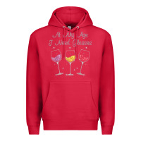 Cardinal At My Age I need Glasses Premium Hoodie - DesignPulse