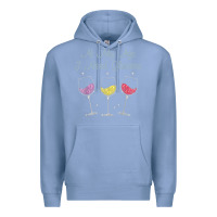 Colony Blue At My Age I need Glasses Premium Hoodie - DesignPulse