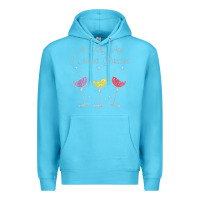 Ocean Blue At My Age I need Glasses Premium Hoodie - DesignPulse