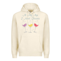 Tofu At My Age I need Glasses Premium Hoodie - DesignPulse