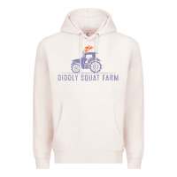 Pale Pink diddly farm for men and women Premium Hoodie - DesignPulse
