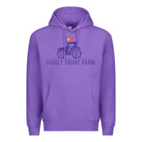Purple diddly farm for men and women Premium Hoodie - DesignPulse