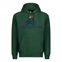 Sports Green diddly farm for men and women Premium Hoodie - DesignPulse