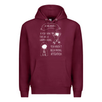 Burgundy house bolton Premium Hoodie - DesignPulse