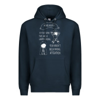 Navy house bolton Premium Hoodie - DesignPulse