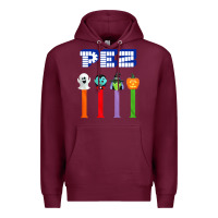 Burgundy halloween pez Premium Hoodie - trangStudio