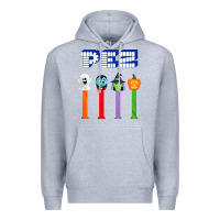 Heather Grey halloween pez Premium Hoodie - trangStudio
