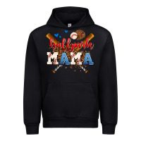 Black ballpark mama Urban Hoodie - AdoDesignShop