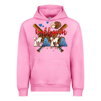 Fuchsia Pink ballpark mama Urban Hoodie - AdoDesignShop