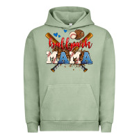 Pigment Oil Green ballpark mama Urban Hoodie - AdoDesignShop