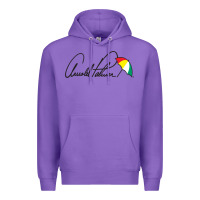 Purple Arnold Palmer Premium Hoodie - DesignPulse